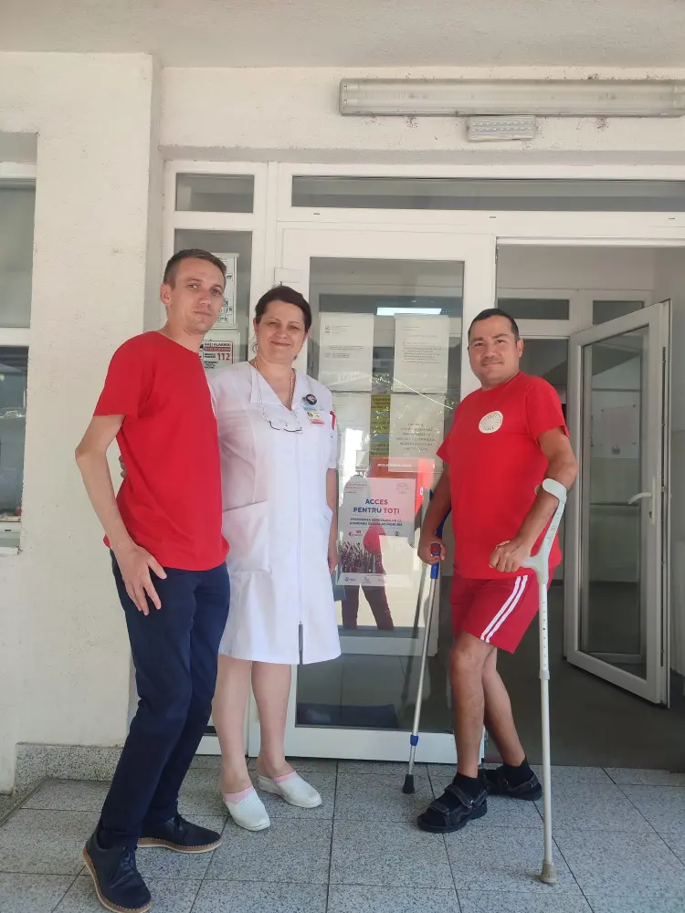 Craiova 1Team National Project 2023 In red for hemophilia